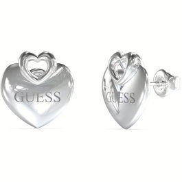 Guess JUBE05218JWRHT-U Pendientes Crazy In Love Gris