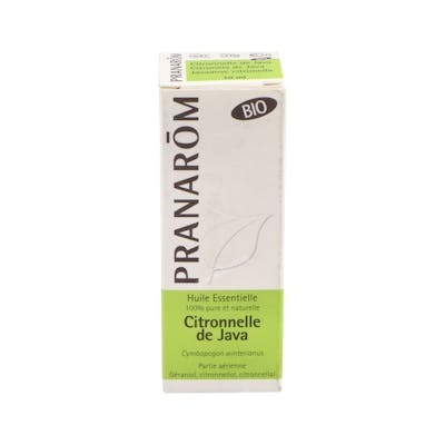 PRANAROM Aceite esencial AEQT Citronela de Java bio 10ml PRANAROM Aceite esencial AEQT Citronela de Java bio 10ml