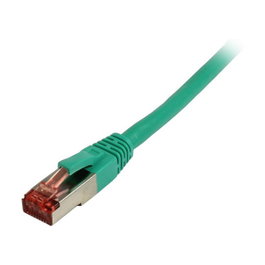 Synergy21 Patchkabel RJ45 CAT6 250Mhz 0,15m verde S-STP