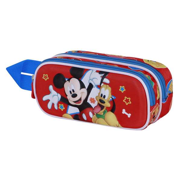 Karactermania Estuche Portatodo Doble 3D Mickey Mouse Star 22 x 8 x 9.5 cm