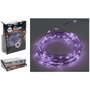 Basics Guirnalda micro LED solar, 100 LEDs, blanco frío, 7 m