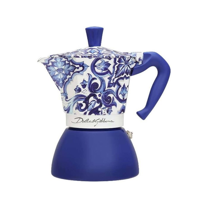 Cafetera Italiana Bialetti D&G BLU MEDI 6T Azul 6 Tazas Cafetera Italiana Bialetti D&G BLU MEDI 6T Azul 6 Tazas