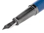 Belius Neptuno Pluma Aluminio Textura Wavy Azul Marino Tinta Azul Caja Diseño M
