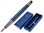 Belius Neptuno Pluma Aluminio Textura Wavy Azul Marino Tinta Azul Caja Diseño M