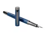 Belius Neptuno Pluma Aluminio Textura Wavy Azul Marino Tinta Azul Caja Diseño M