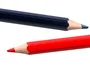 Liderpapel Lápices bicolor jumbo rojo/azul
