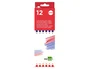 Liderpapel Lápices bicolor jumbo rojo/azul