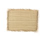 Andrea House Mantel Individual Alga Marina con Flecos 47 x 32 cm