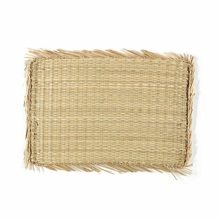 Andrea House Mantel Individual Alga Marina con Flecos 47 x 32 cm Andrea House Mantel Individual Alga Marina con Flecos 47 x 32 cm