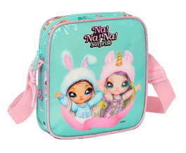 Bolso Bandolera Na!Na!Na! Surprise Bunny Rosa Turquesa 16 x 18 x 4 cm