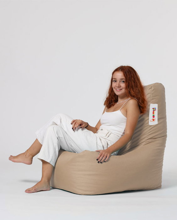 Atelier Del Sofa Puf de Jardín "Diamond - Mink", Poliéster Impermeable, 60cm Ancho, 90cm Respaldo, 35cm Asiento, Visón Atelier Del Sofa Puf de Jardín "Diamond - Mink", Poliéster Impermeable, 60cm Ancho, 90cm Respaldo, 35cm Asiento, Visón