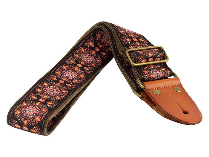 Correa Gaucho Auténtico Deluxe Tradicional para Guitarra 50 mm Hebilla Latón Bl/Pk Correa Gaucho Auténtico Deluxe Tradicional para Guitarra 50 mm Hebilla Latón Bl/Pk