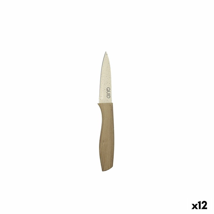 Quid Cuchillo Pelador Cocco 9 cm (12 Unidades) de Madera