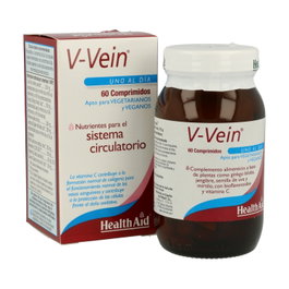 Health Aid V-Vein 60 comprimidos, complemento para circulación venosa