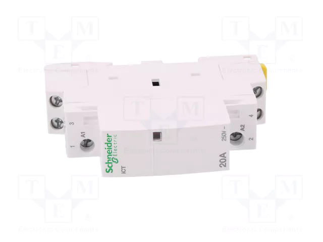 SCHNEIDER ELECTRIC Contactor ICT 2-polar 20A 230-240VAC NAx2