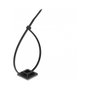 DeLOCK Soporte de fijación 25 x 25 mm con bridas 300 x 4,8 mm Negro