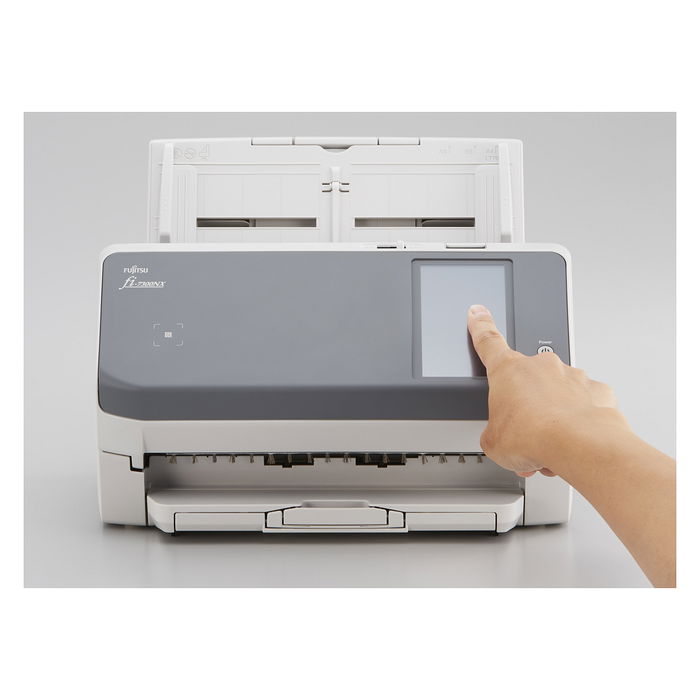 Ricoh FI-7300NX Document Scanner con Escaneo Dúplex y 120 ipm, Color Gris y Blanco