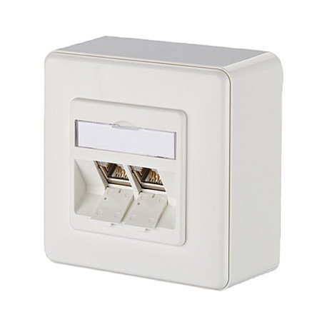 METZ CONNECT BTR Dose AP/2 Módulo de 2 puertos RJ-45 Cat.6 Blanco METZ CONNECT BTR Dose AP/2 Módulo de 2 puertos RJ-45 Cat.6 Blanco