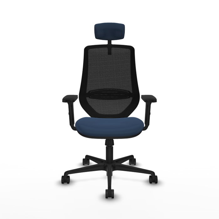 PIQUERAS Y CRESPO Silla de oficina Mardos con mecanismo Sincro, Azul marino y Negro PIQUERAS Y CRESPO Silla de oficina Mardos con mecanismo Sincro, Azul marino y Negro
