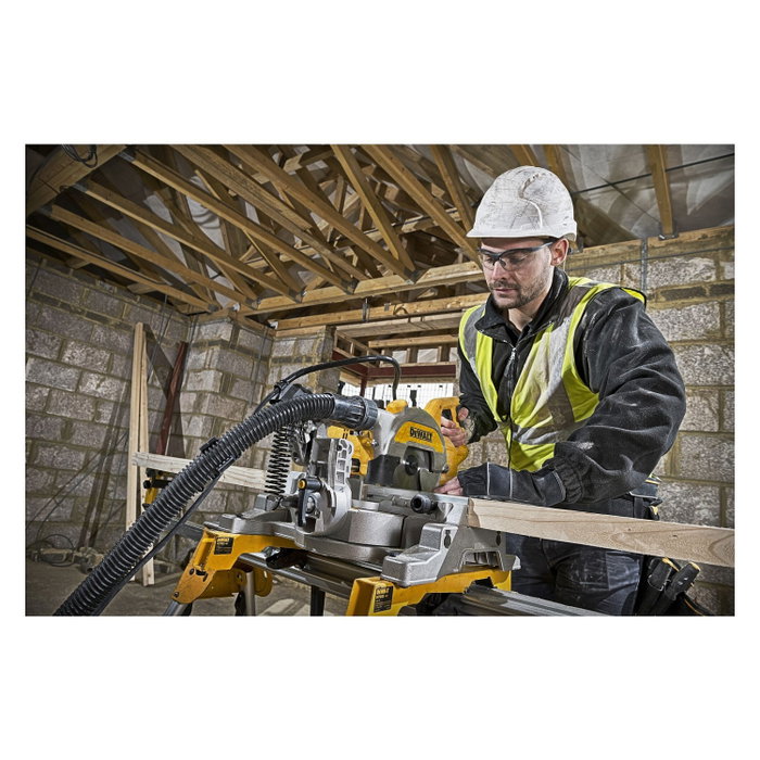 DEWALT DWS777-QS Ingletadora telescópica con sistema XPS