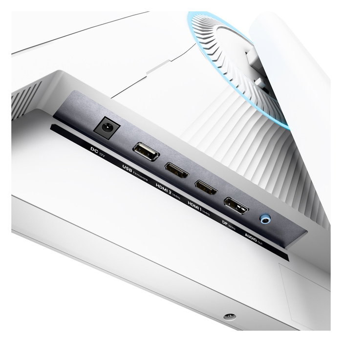 Arozzi Nova Monitor Gaming 32" IPS QHD 180Hz 1ms HDR 100% sRGB Blanco, con Altavoces y Montaje VESA, para Videojuegos