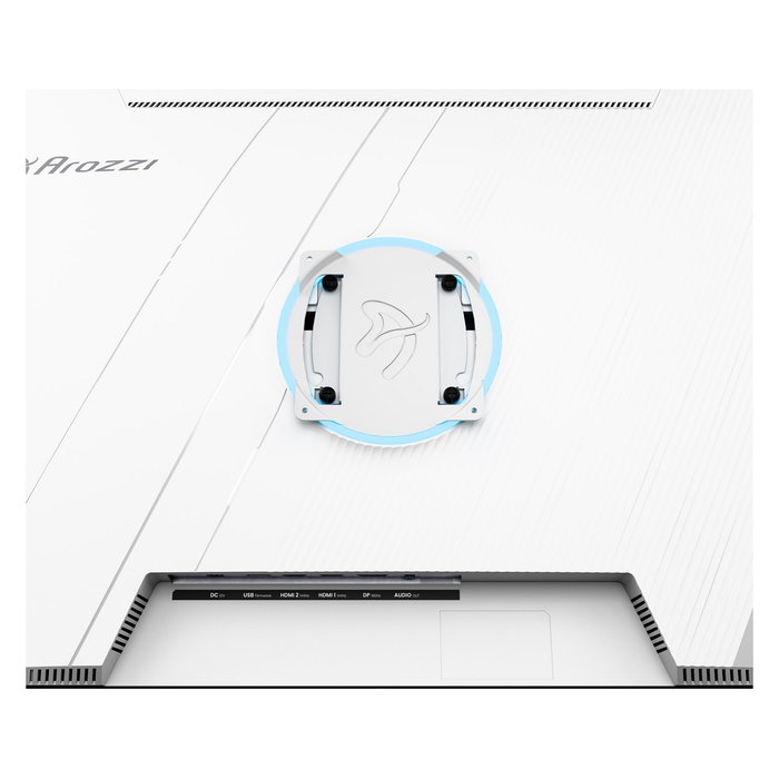 Arozzi Nova Monitor Gaming 32" IPS QHD 180Hz 1ms HDR 100% sRGB Blanco, con Altavoces y Montaje VESA, para Videojuegos