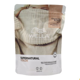 Wella Supernatural Color 8/07 Rubio Claro Cashmere Blonde - Tinte Permanente Profesional 120 g