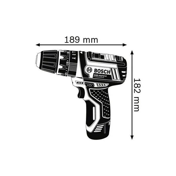 Bosch Professional 06019B690E Taladro Atornillador de Impacto, 12V, Sin Cargador Ni Batería