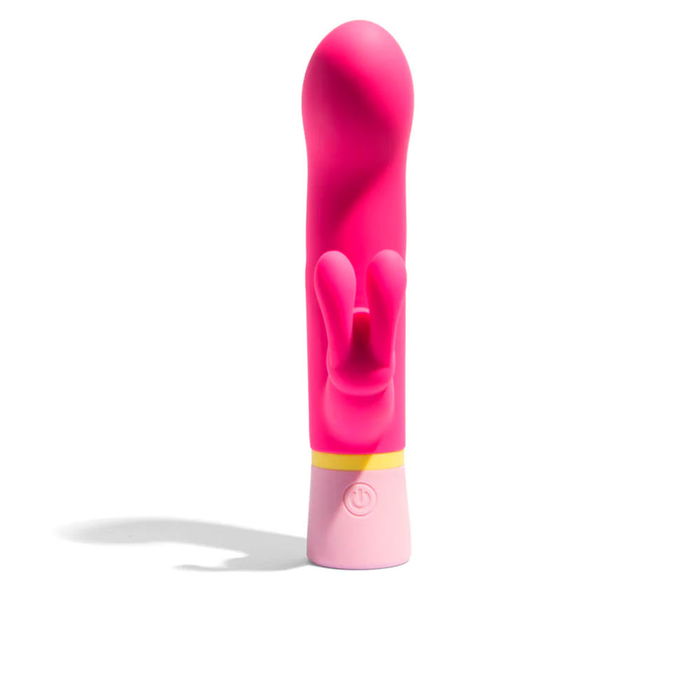 Platanomelón GUS BASICS Vibrador Conejito Fucsia Juguete Erótico Doble Estimulación Silicona 1 Unidad