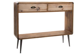 DKD Home Decor Consola Loft Soho Madera Metal 115 x 30 x 96 cm