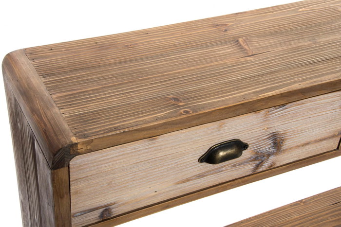 DKD Home Decor Consola Loft Soho Madera Metal 115 x 30 x 96 cm