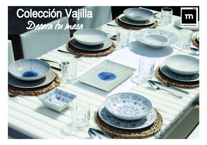 La Mediterranea Fuente Rectangular Blur Elite Brillo 30 x 8 cm (24 Unidades)