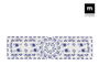 La Mediterranea Fuente Rectangular Blur Elite Brillo 30 x 8 cm (24 Unidades)