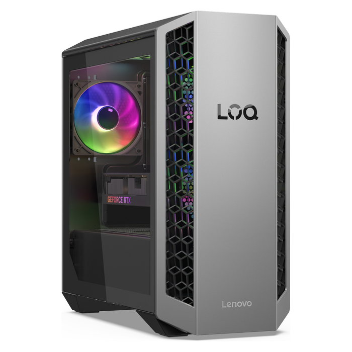 Lenovo LOQ Tower 26ADR10 con AMD Ryzen 7 8745HX, 32 GB RAM, 1 TB SSD y NVIDIA GeForce RTX 5070