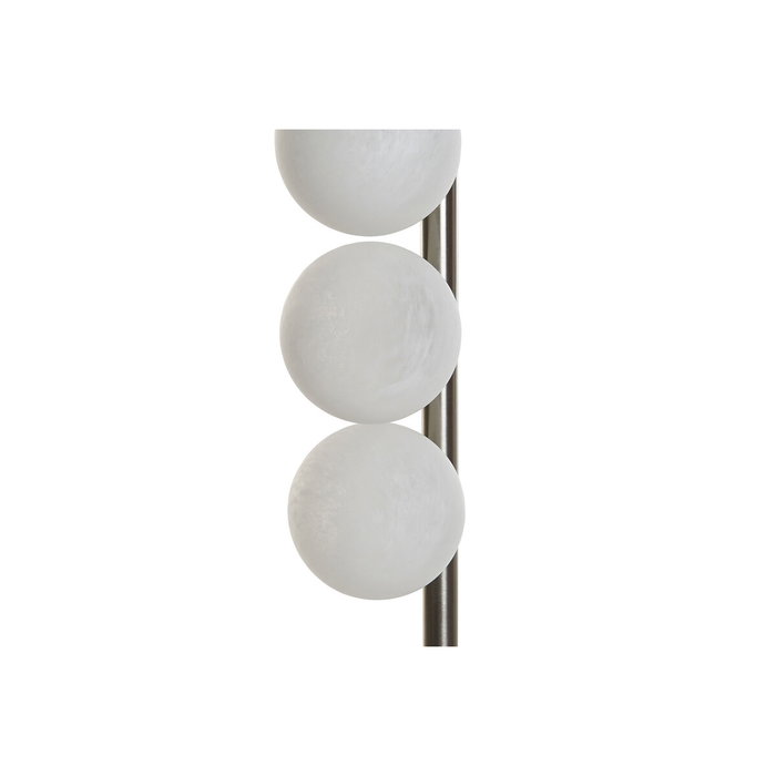 DKD Home Decor Lámpara de Pie de Metal y Cristal Cromado DKD Home Decor Lámpara de Pie de Metal y Cristal Cromado