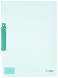 Dosier Clip Dohe Pp A4 Pinza Plastico Pivotante 30H Verde (Set de 8)