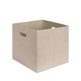 Aberto Design Organizador de Escritorio HMY-6365 de Fieltro 100% Color Crema