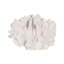 Ixia Figura de Coral Blanco en Resina, 22,50 x 13 x 16 cm