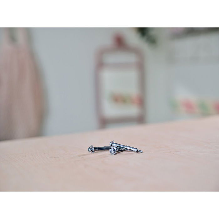 Rapid Taco de expansión metálico ø8x46 mm Tornillo m4x58 (Bolsa 10 Unid) Especial Pladur Paredes Huecas Resistencia 25 kg