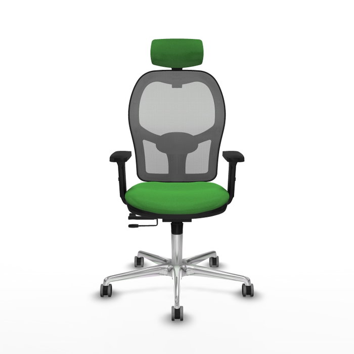 PIQUERAS Y CRESPO Silla de oficina Jorquera Sincro/Traslack Verde y Gris
