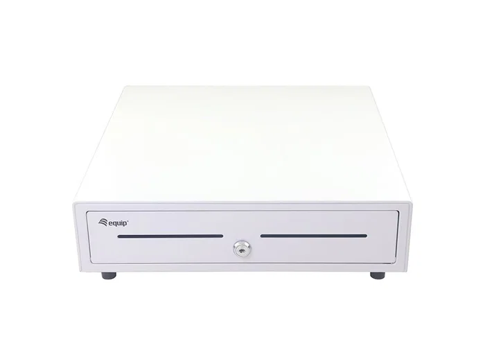 Equip Cajón Portamonedas para TPV con Apertura Manual y Automática Blanco Equip Cajón Portamonedas para TPV con Apertura Manual y Automática Blanco