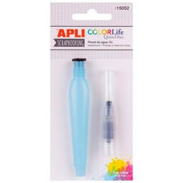Apli Pincel De Agua Con Depósito Recargable Para Acuarelas Lettering Scrapbooking Manualidades