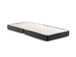 Hanah Home Cama Plegable XL Katlanir Yatağı 90 x 200 cm Cama Ortopédica con Colchón de Muelles de 15 cm Comodidad Hotelera Acero