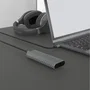 Ewent EW7025 Carcasa Externa para SSD M.2 NVMe/PCIe, USB-C 3.2 Gen 2, Hasta 4 TB, Compatible con Unidades de 30/42/60/80 mm, Incluye Cables USB-C a USB-C y USB-C a USB-A, Color Gris