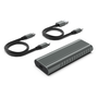 EWENT EW7025 Caja Externa para SSD M.2 NVMe/PCIe USB 3.2 Gen2 Color Gris Aluminio