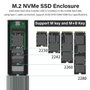 Ewent EW7025 Carcasa para SSD M.2 NVMe USB-C Gris