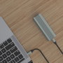 Ewent EW7025 Carcasa para SSD M.2 NVMe USB-C Gris