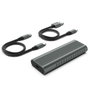 Ewent EW7025 Carcasa para SSD M.2 NVMe USB-C Gris