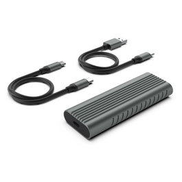 Ewent Carcasa Externa para SSD M.2 NVMe/SATA USB 3.2 Tipo-C, EW7025