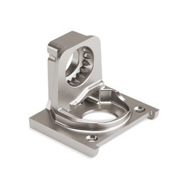 ITALIANA FERRAMENTA Soporte Cazoleta PK2 PRO SP19, Lateral con Taladro Ø6mm, Tornillo Euro, Acabado Níquel, Espesor 19